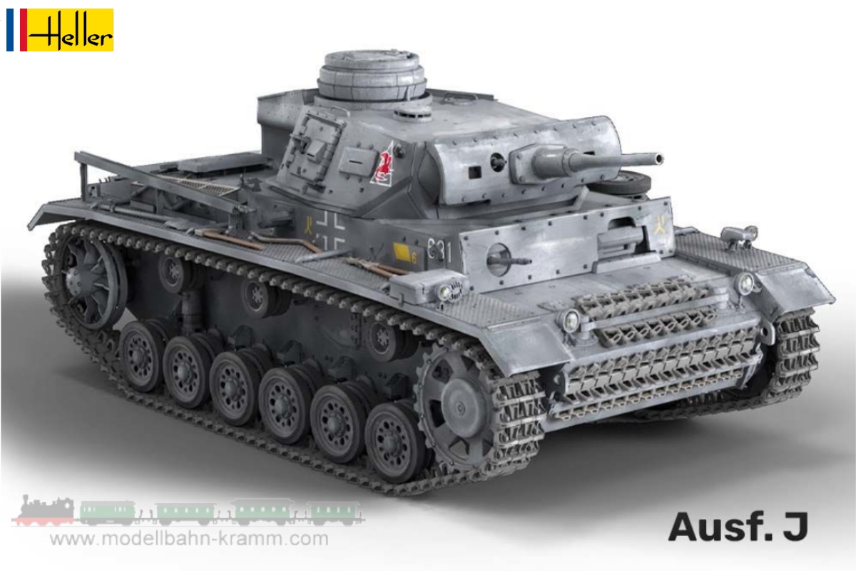 Heller 30321, EAN 2000075400703: 1:16 Bausatz Pz.Kpfw.III Ausf. J,L,M (4in1)