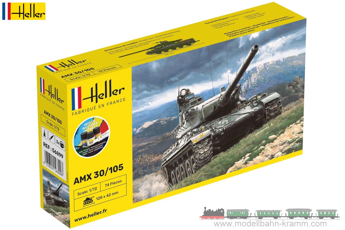 Heller 56899, EAN 3279510568998: 1:72 Starter-Kit AMX 30/105