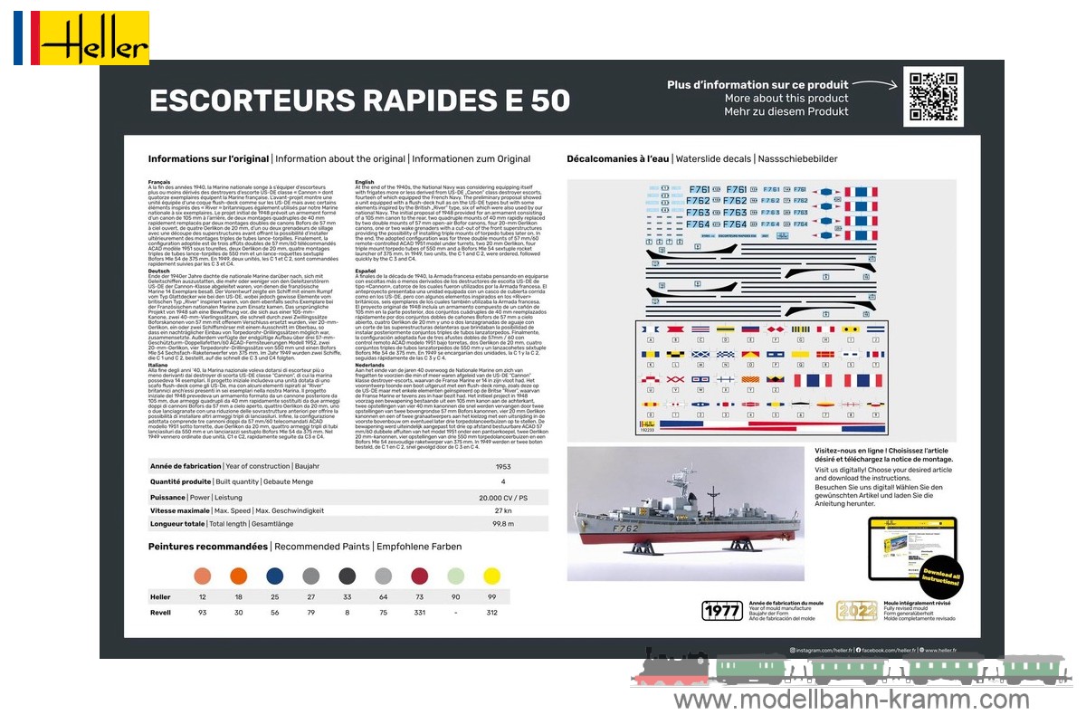 Heller 57093, EAN 3279510570939: STARTER KIT Escorteurs Rapide