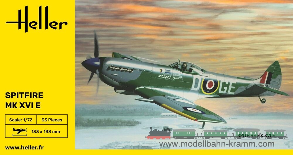 Heller 80282, EAN 3279510802825: 1:72 Spitfire Mk XVI E