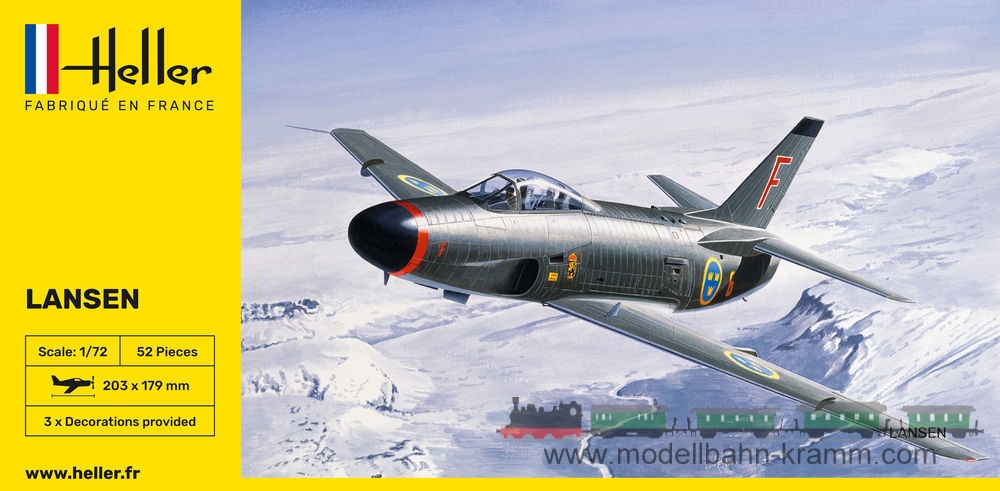 Heller 80343, EAN 3279510803433: 1:72 SAAB 32 Lansen