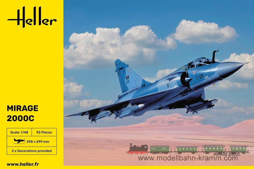 Heller 80426, EAN 3279510804263: 1:48 Mirage 2000 C