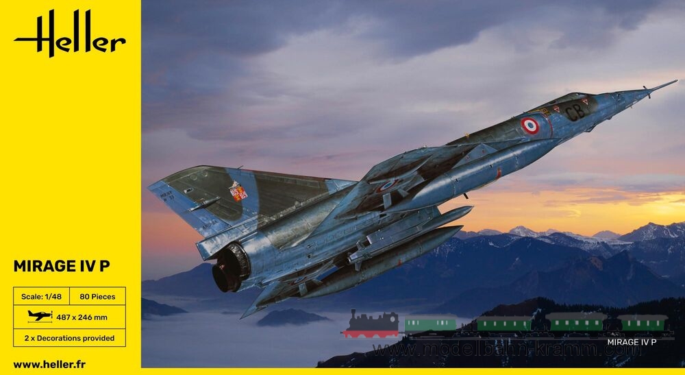 Heller 80493, EAN 3279510804935: 1:48 Mirage IV P