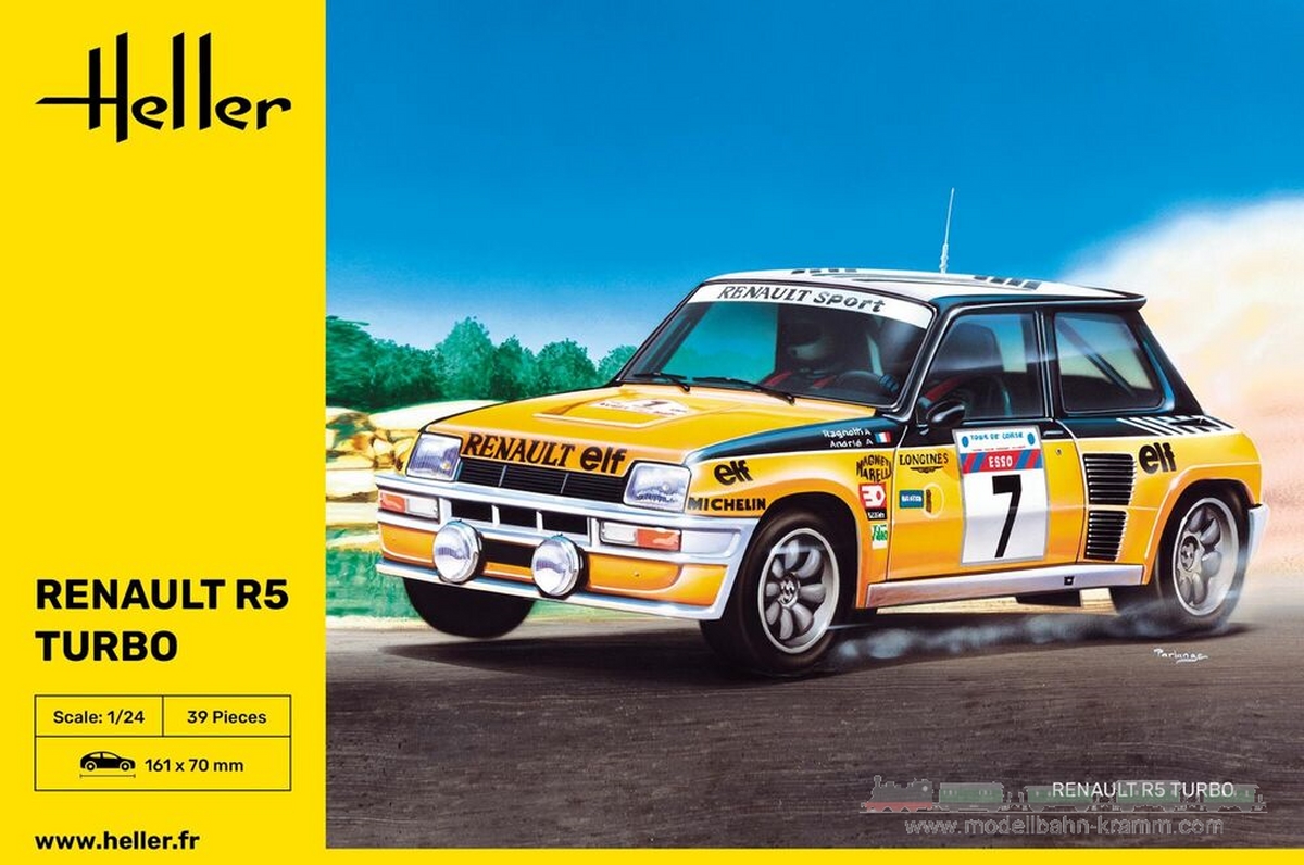 Heller 80717, EAN 3279510807172: 1:24 Renault R5 Turbo