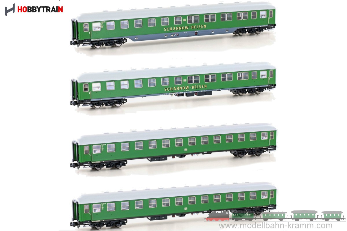 Hobbytrain 22202, EAN 4250528612704: N Set-1 SCHARNOW 4-teilig DB