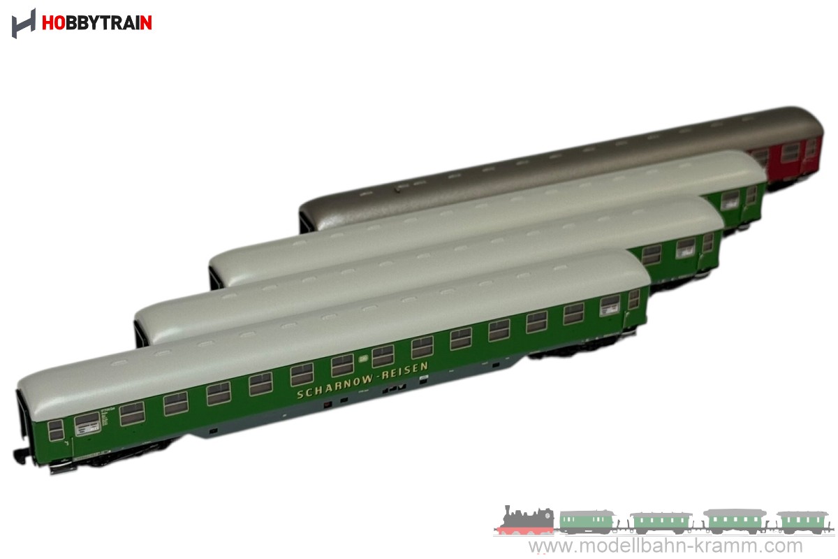 Hobbytrain 22203, EAN 4250528613183: N Set-2 SCHARNOW 4-teilig DB