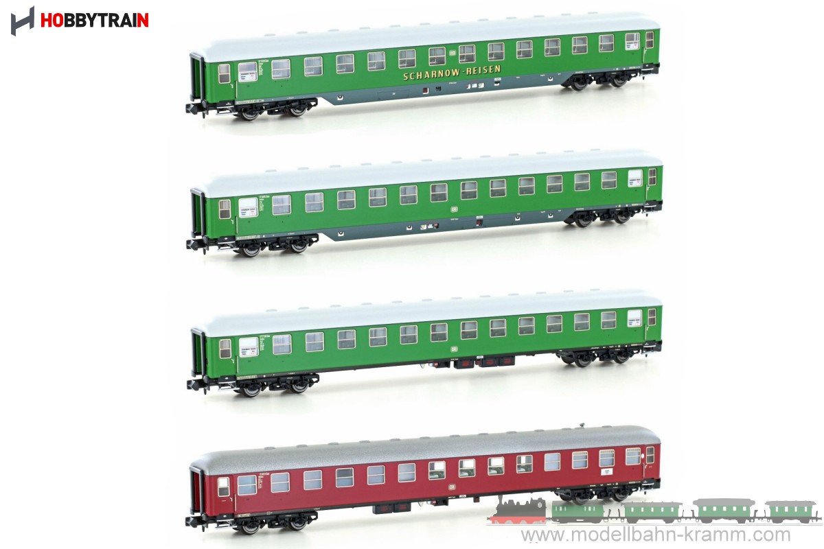 Hobbytrain 22203, EAN 4250528613183: N Set-2 SCHARNOW 4-teilig DB