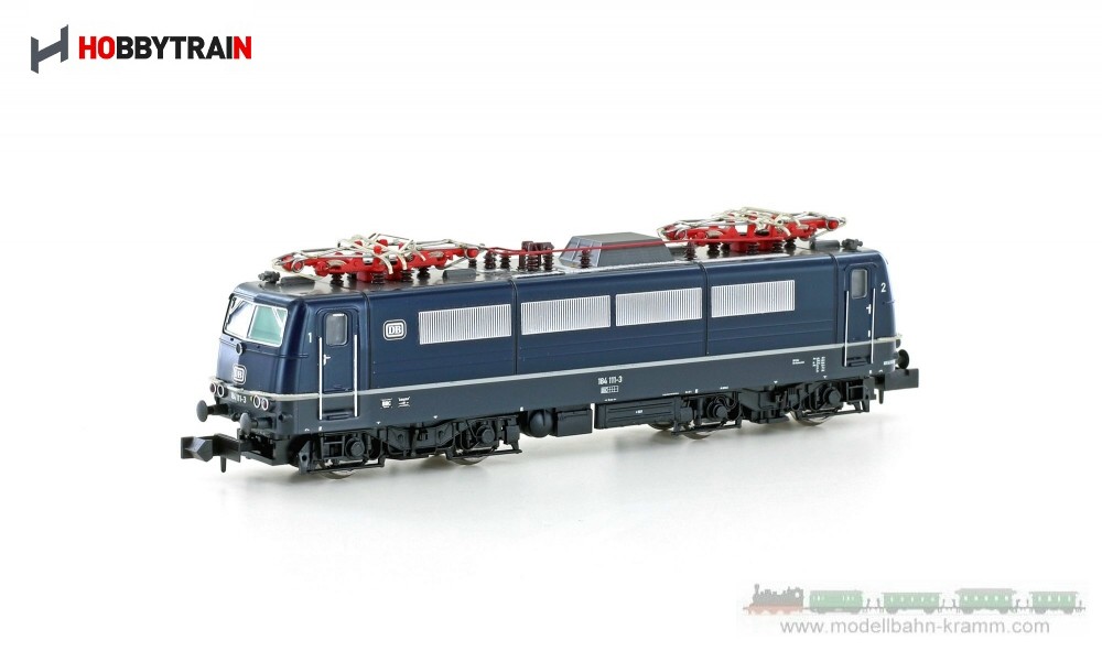 N E-Lok BR 184 111-3 der DB, Epoche IV, in stahlblau