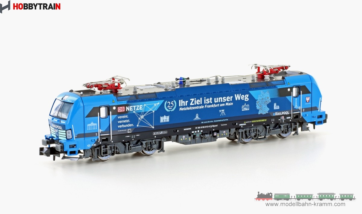 Hobbytrain 30168, EAN 4250528621201: N analog E-Lok BR 193 813 Vectron Railpool/DB Netze