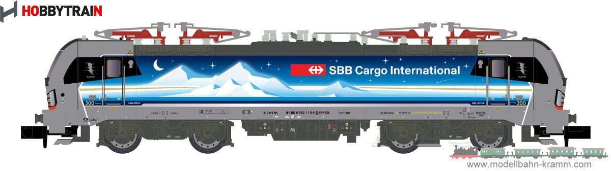 N DC Sound E-Lok BR 193 110 Vectron SBB Cargo/ Goldpiercer VI