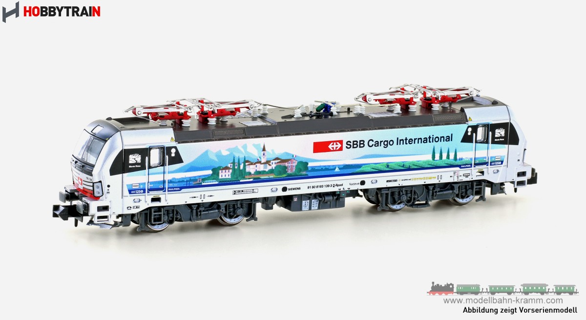 Hobbytrain 30177S, EAN 4250528623878: N Sound E-Lok BR 193 Vectron SBBCargo, Monte Rosa