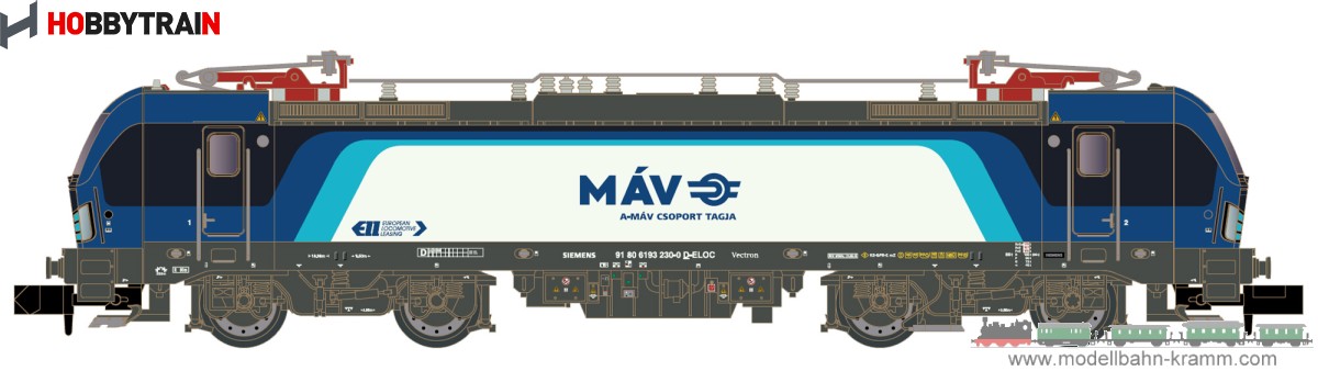 Hobbytrain 30183, EAN 4250528624998: N analog E-Lok BR 193 Vectron ELL/MAV
