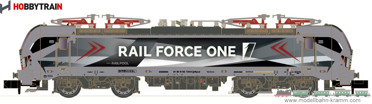 Hobbytrain 30184, EAN 4250528625018: N analog E-Lok BR 193 Vectron RFO/Rail