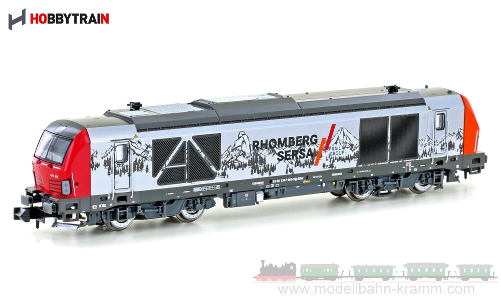 Hobbytrain 3114, EAN 4250528620501: N analog Diesellok BR 247 Vectron DE Rhomberg Sersa