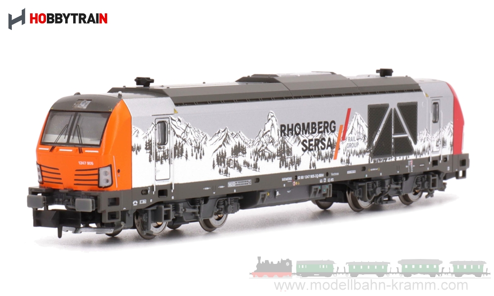 Hobbytrain 3114, EAN 4250528620501: N analog Diesellok BR 247 Vectron DE Rhomberg Sersa
