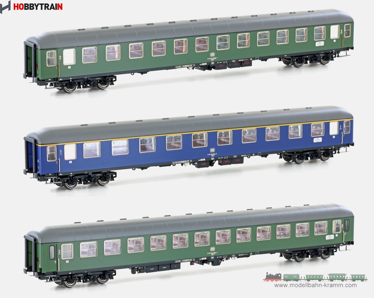 H0 AC 3er Set Personenwagen D1213 DB