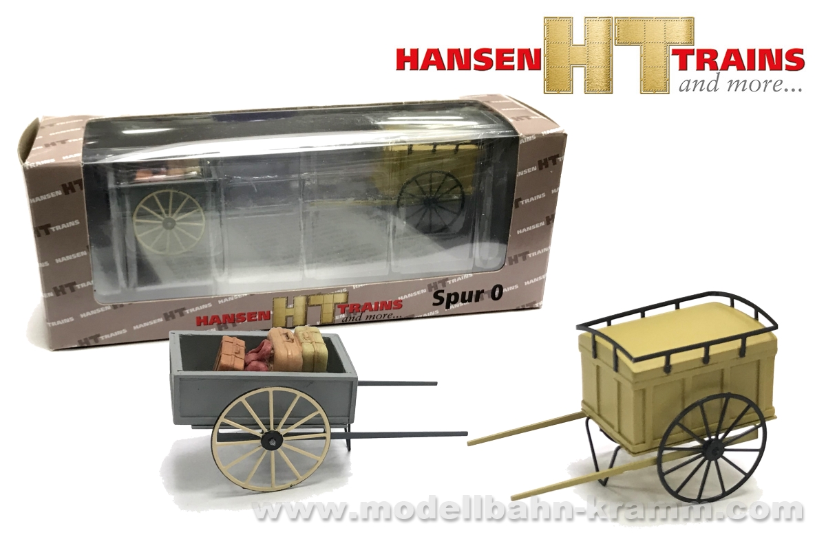 Hansen Trains 80.08.03, EAN 2000075024053: 2 versch.Bahnsteigkarren 0