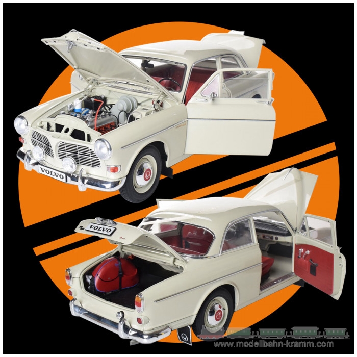 IXO 10101, EAN 4895102332694: 1:8 Volvo Amazon 122S Bausatz mit Licht und Sound