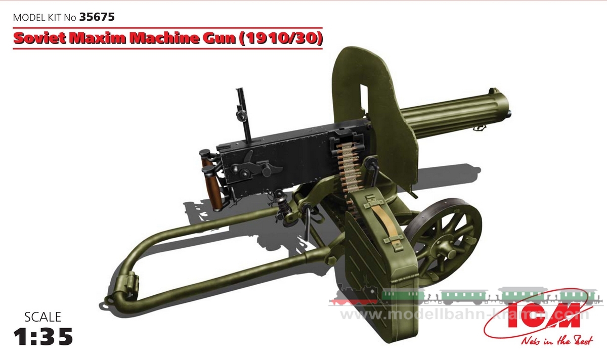 ICM 35675, EAN 2000003695638: Soviet Maxim Machine Gun