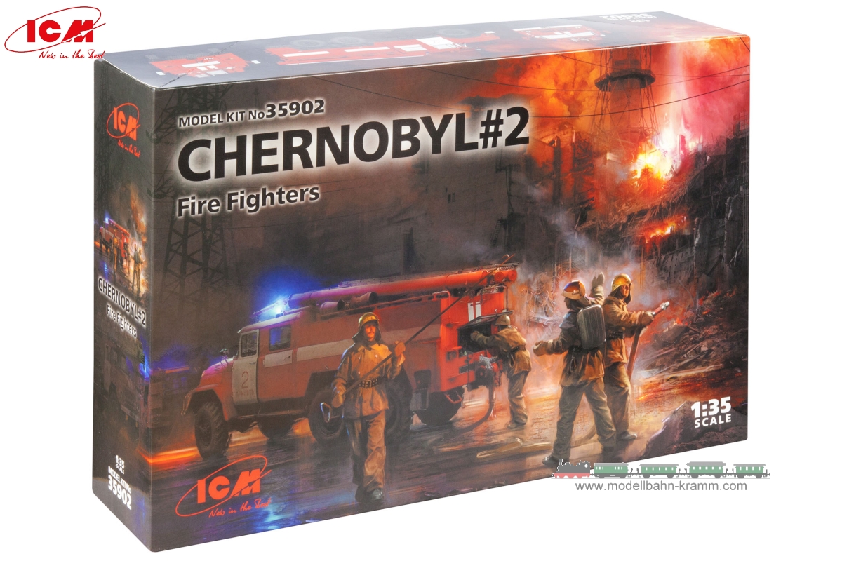 ICM 35902, EAN 2000075178190: 1:35 Bausatz Chernobyl #2 Fire Fighters