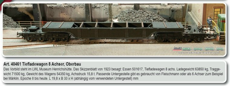 Joswood 40461, EAN 2000075627520: H0 Schwerlastwagen 6-8 achser Oberbau