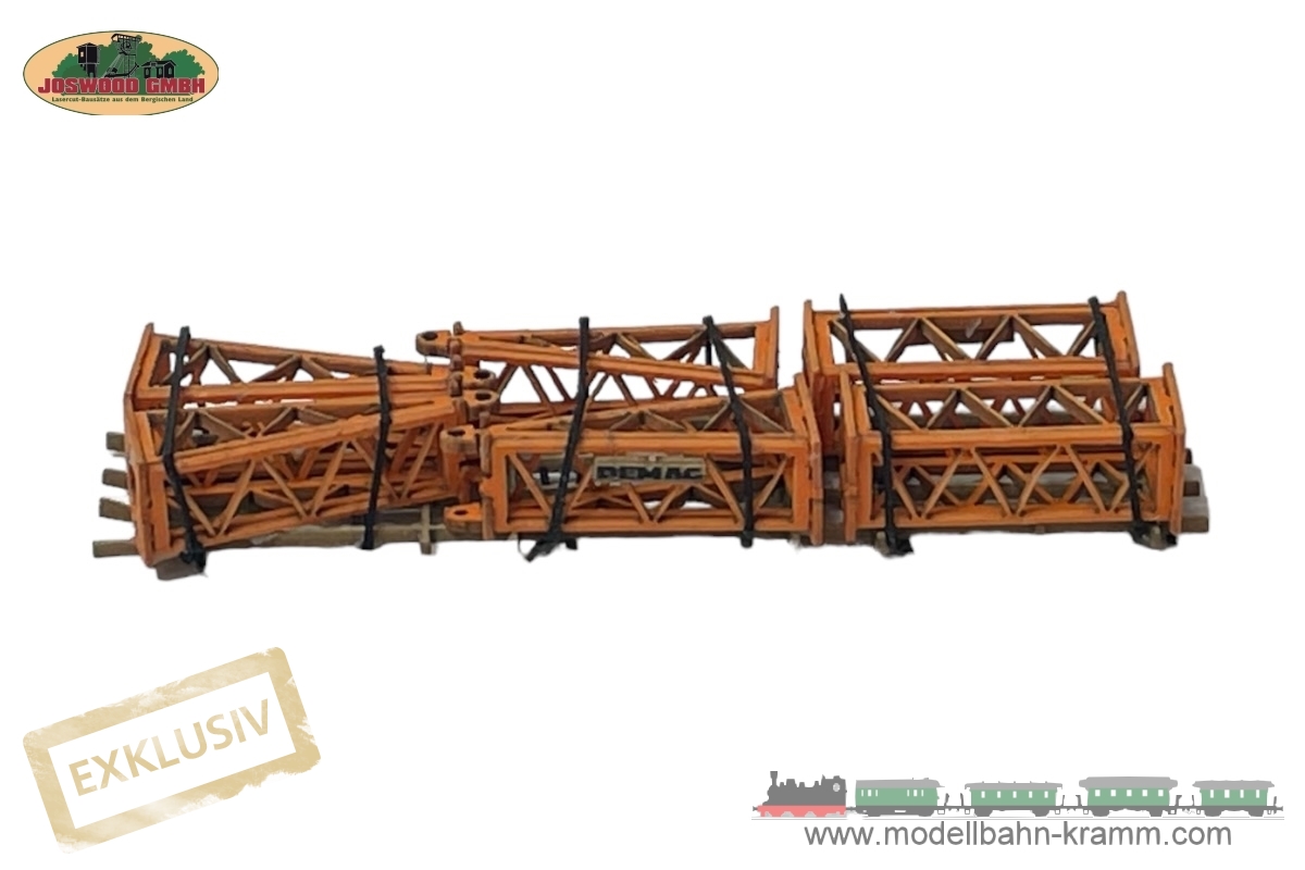 Joswood 97033, EAN 2000075636270: N Kranausleger DEMAG mit Rostschutzanstrich mineralorange Mennige