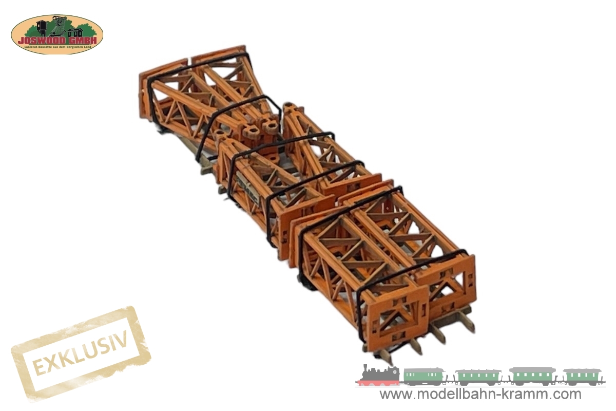 Joswood 97033, EAN 2000075636270: N Kranausleger DEMAG mit Rostschutzanstrich mineralorange Mennige