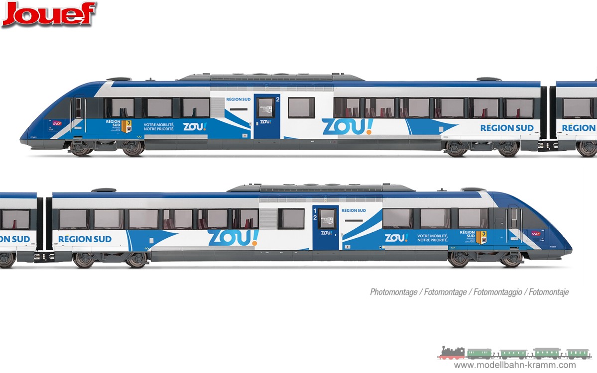 H0 DC analog 2-tlg. Dieseltriebwagen X 72500 SNCF