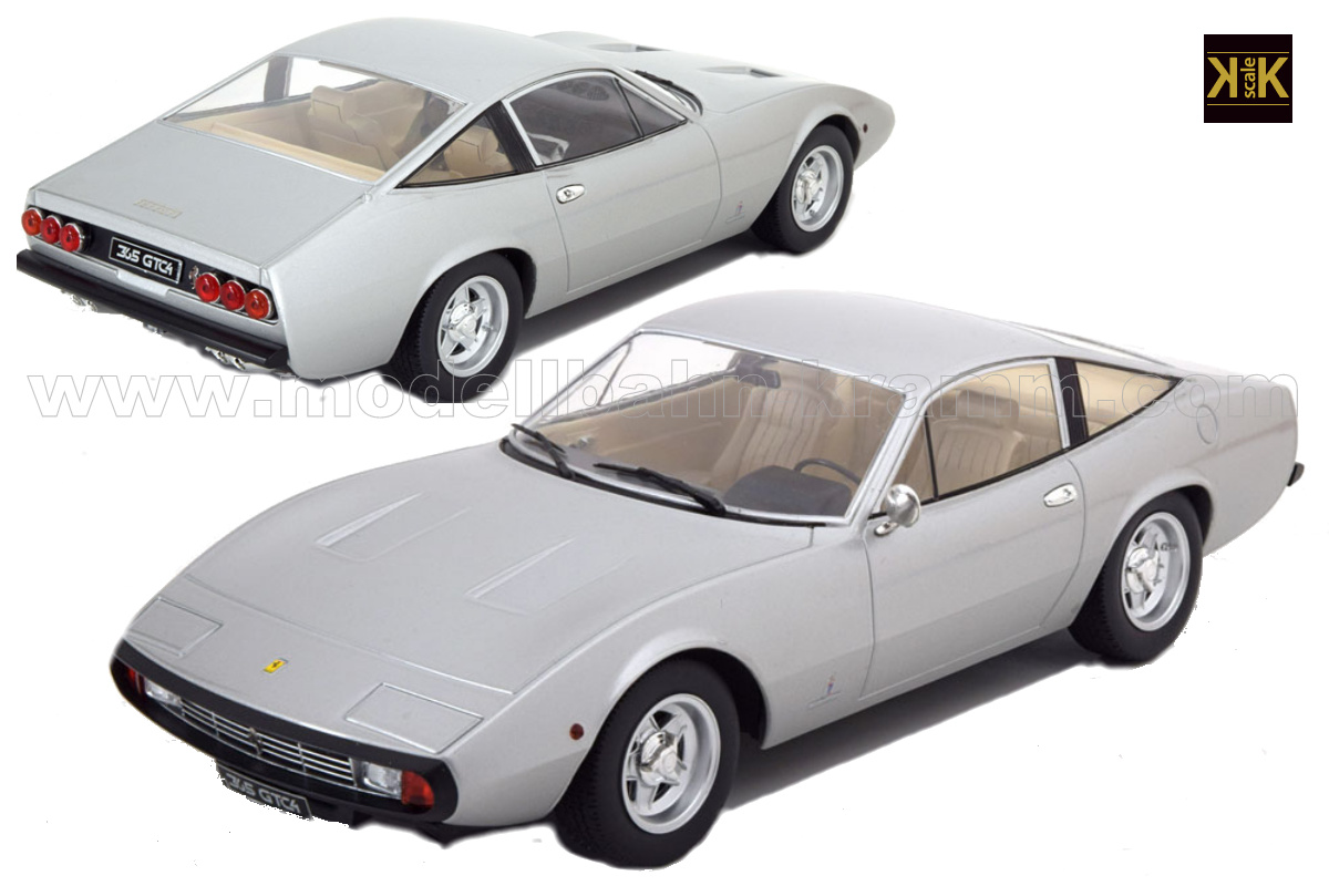 KK-Scale 180283, EAN 2000075009609: Ferrari 365 GTC 4 ´71 silver