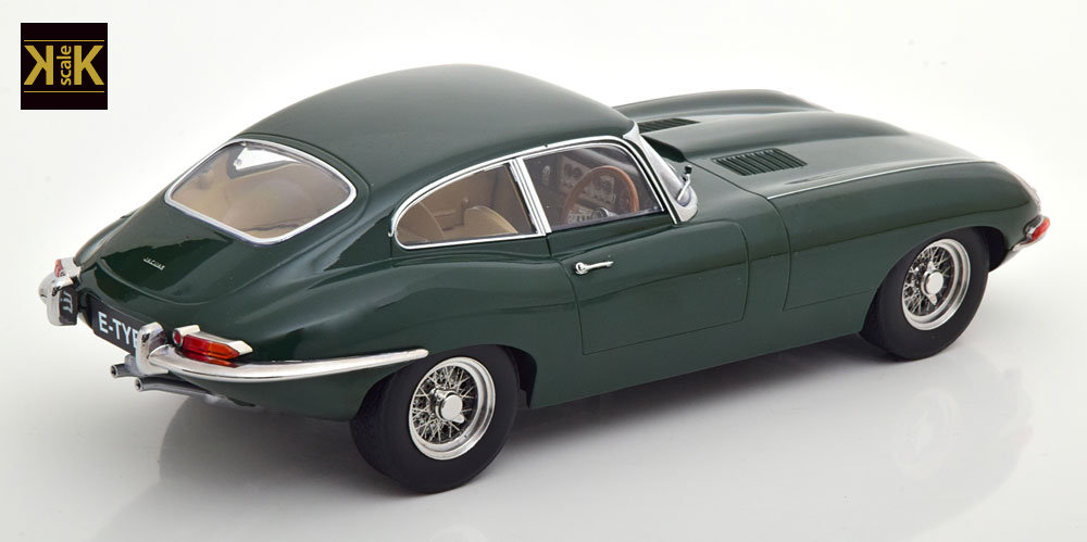 KK-Scale 180433, EAN 2000075295545: 1:18 Jaguar E-Type Coupe 1961 dunkelgrün