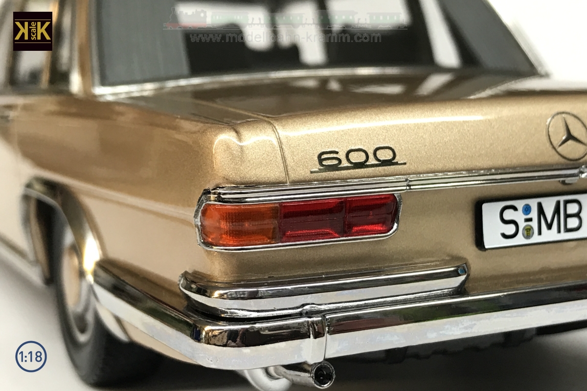 Mercedes 600 SWB W100 1963 hellgold-metallic 1:18 KK-Scale 180603 