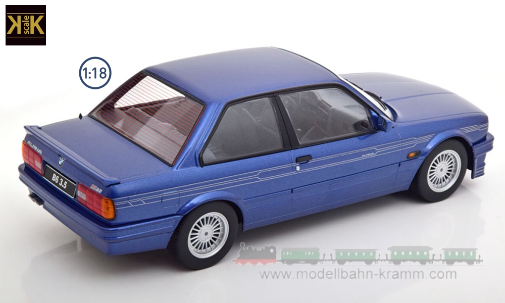 KK-Scale 180701, EAN 4260699760531: 1:18 BMW Alpina B6 3.5 E30 1988 blaumetallic