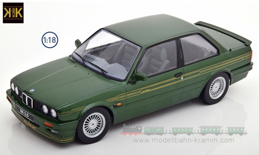 KK-Scale 180702, EAN 4260699760548: 1:18 BMW Alpina B6 3.5 E30 1988 grünmetallic