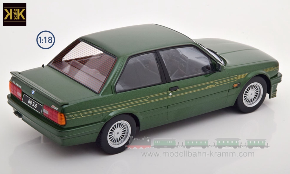 KK-Scale 180702, EAN 4260699760548: 1:18 BMW Alpina B6 3.5 E30 1988 grünmetallic
