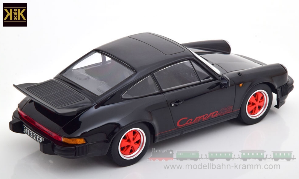 KK-Scale 180873, EAN 4260699761286: 1:18 Porsche 911 Carrera Clubsport 1989 black