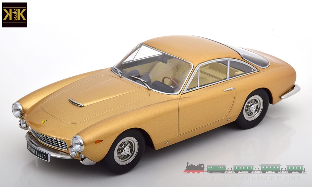 KK-Scale 181026, EAN 2000075541352: 1:18 Ferrari 250 GT Lusso 1962, goldmetallic