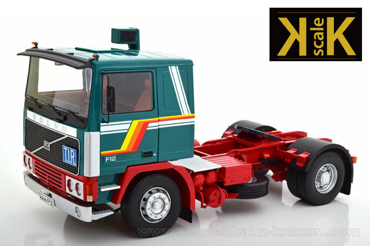 KK-Scale RK180032, EAN 2000075076601: 1:18 Volvo F12 grün/weiß/rot