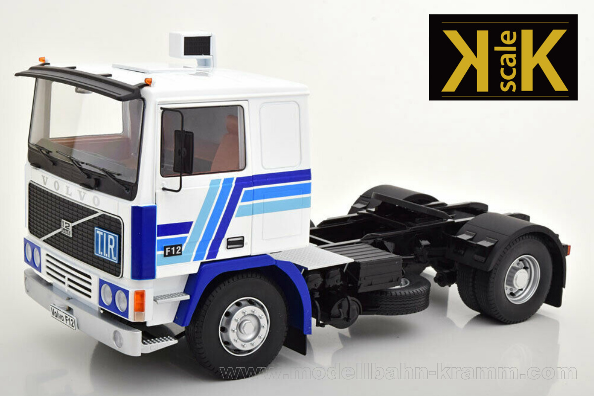 KK-Scale RK180033, EAN 2000075076618: 1:18 Volvo F12 white/blue