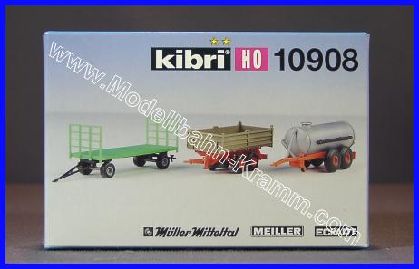 Kibri 10908, EAN 4026602109084: H0 Landwirtschaftliche Anhänger, 3 Stück