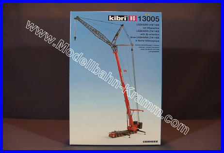 Modellbahn-Kramm: Kibri 13005 H0 LIEBHERR LTM 1400 mit Wippspitze