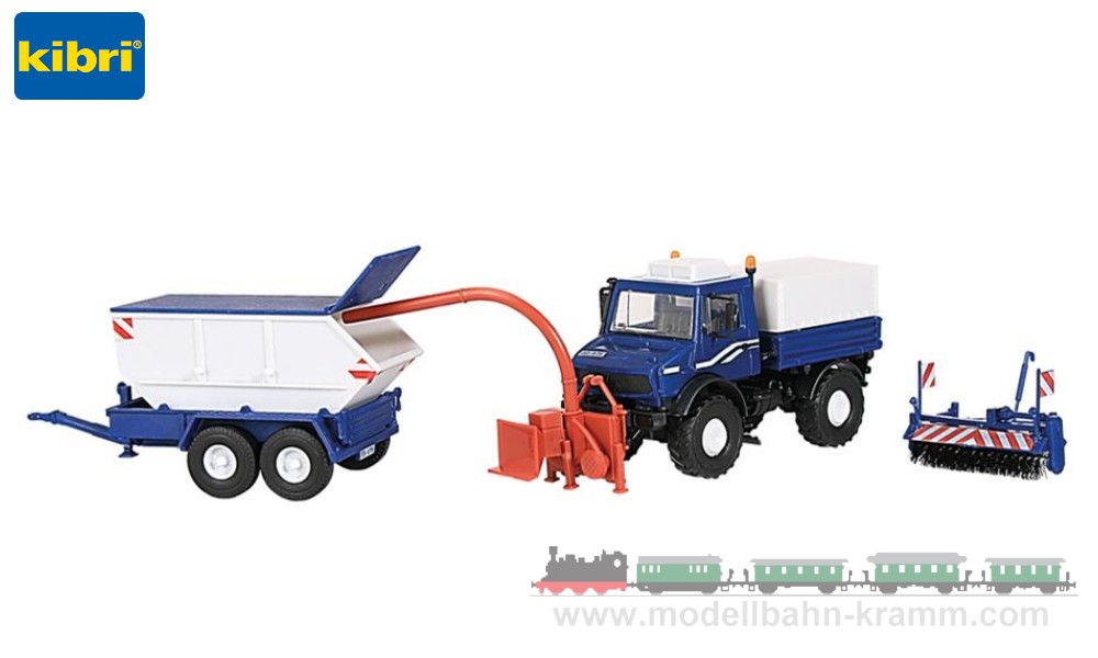 Kibri 14984, EAN 4026602149844: H0 Unimog mit Anbauten