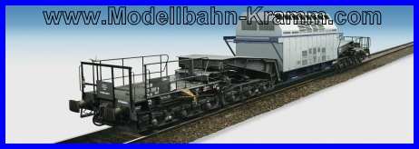 Kibri 16504, EAN 4026602165042: H0 Waggon UNION Schienentiefladewagen