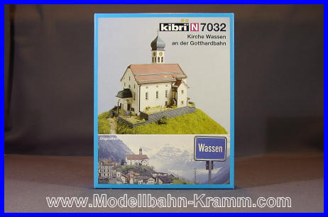 Kibri 37032, EAN 4026602370323: Church Wassen on the Gotthard Railway