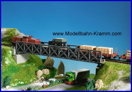 Kibri 39702, EAN 4026602397023: H0 Fachwerk-Stahlbrücke, eingleisig