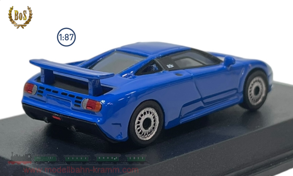 BOS Best of Show 87555, EAN 2000075627872: 1:87 Bugatti EB 110 blau