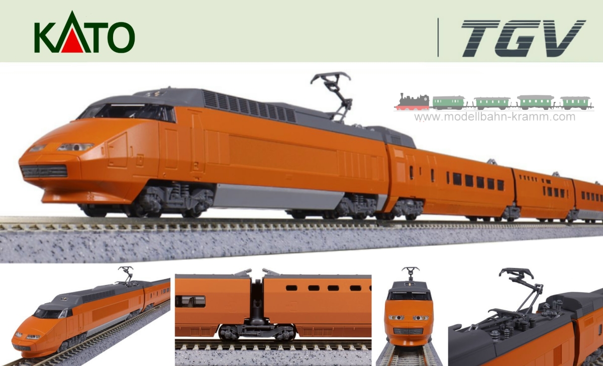 Modellbahn-Kramm: Kato 10-2084 N analog Ergänzung TGV Sud-Est SNCF