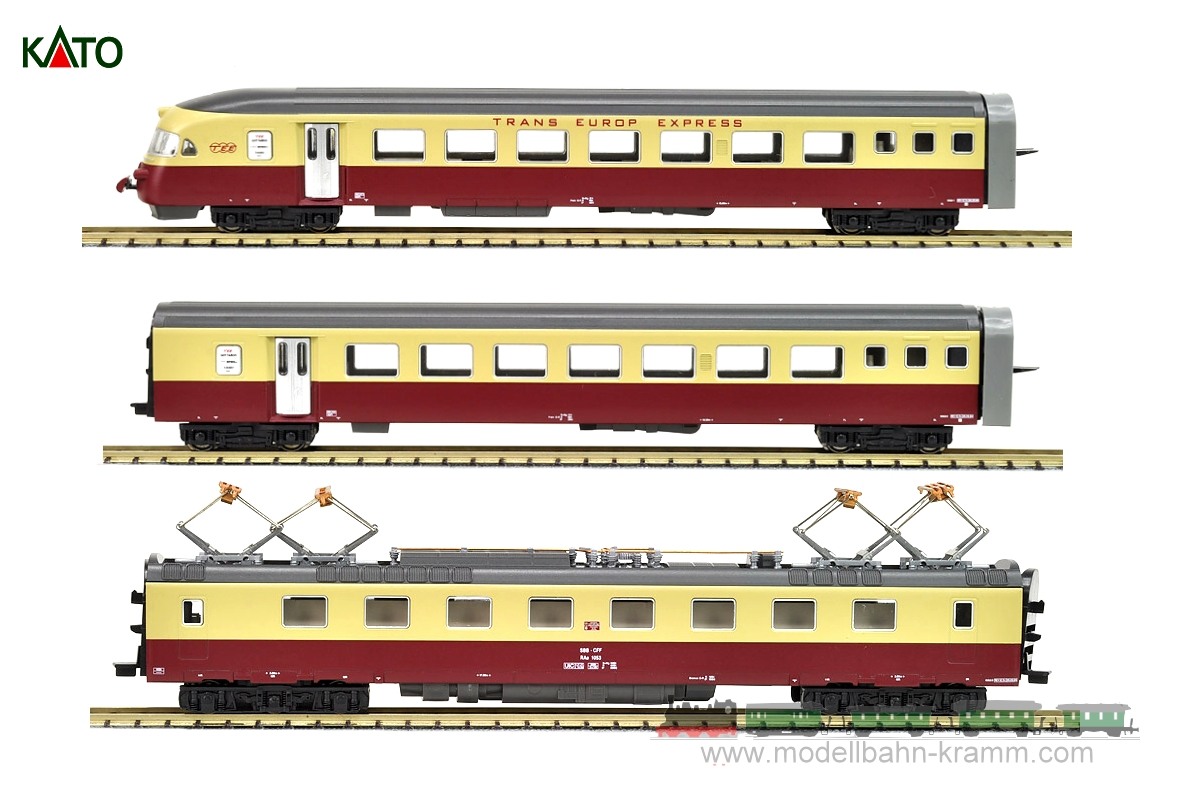 Modellbahn-Kramm: Kato 10-781 N analog Triebzug RAe TEE II