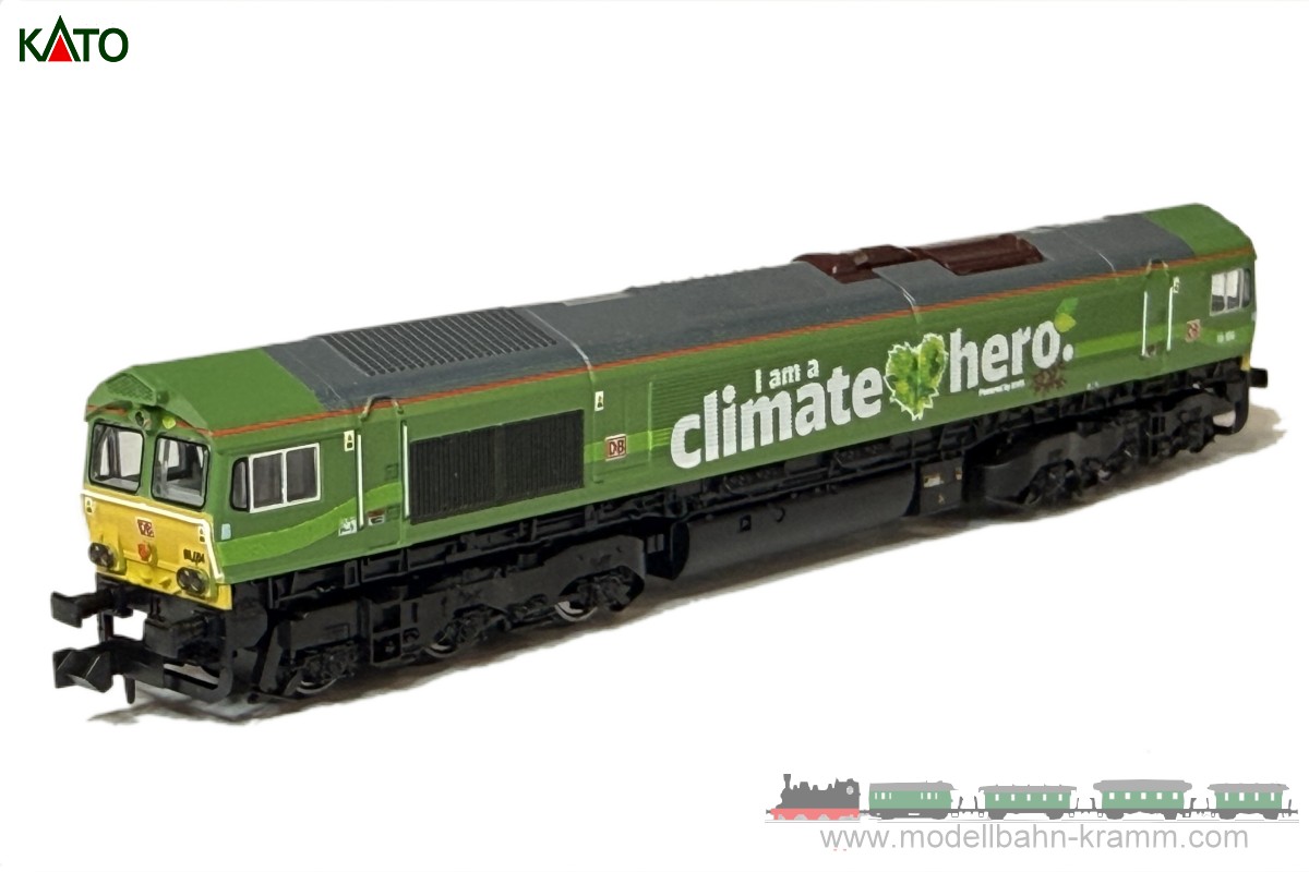 Modellbahn-Kramm: Kato 10835 N analog Diesellok Class 66 DB Cargo