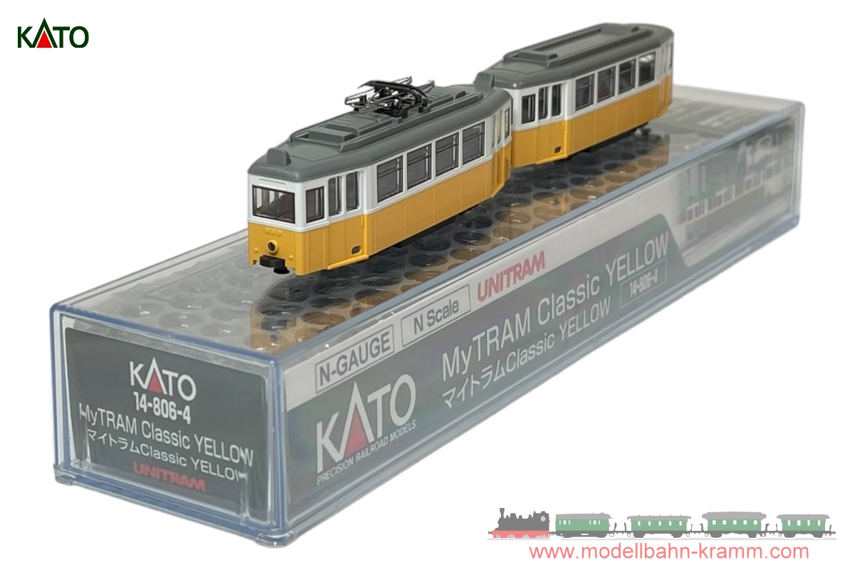 Kato 14806-4, EAN 4949727689616: N analog My tram Classic gelb