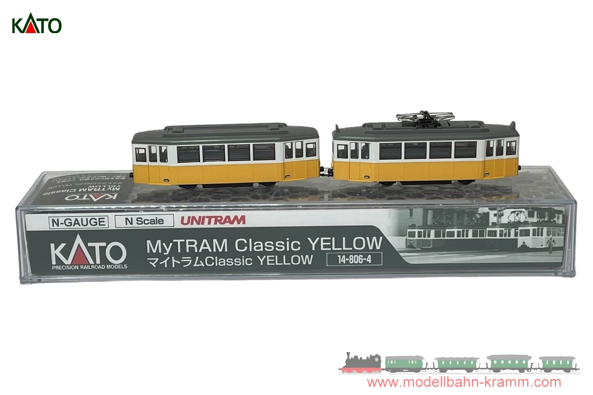 Kato 14806-4, EAN 4949727689616: N analog My tram Classic gelb